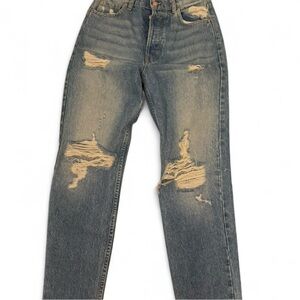 REVICE $125 Distressed Blue Jeans